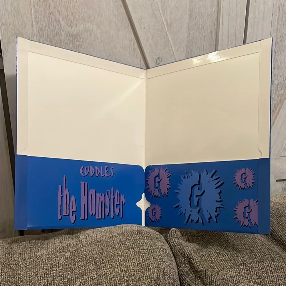 Vintage Unpunched 90’s Goosebumps School Folder 'Monster Blood II' Like New!